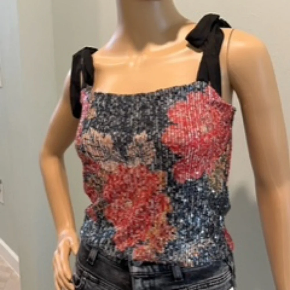 Intimately by Free People Sequins‎ Tube Top Size M NWT